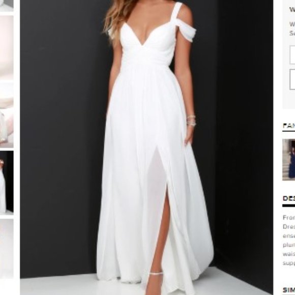 Ivory Maxi Dress | Poshmark